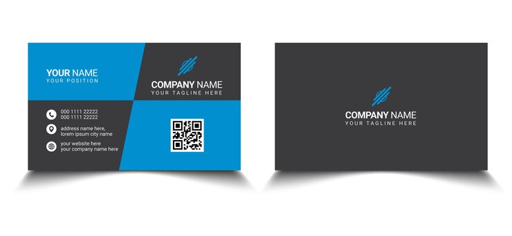 Plantilla de diseño de tarjeta de visita limpia
