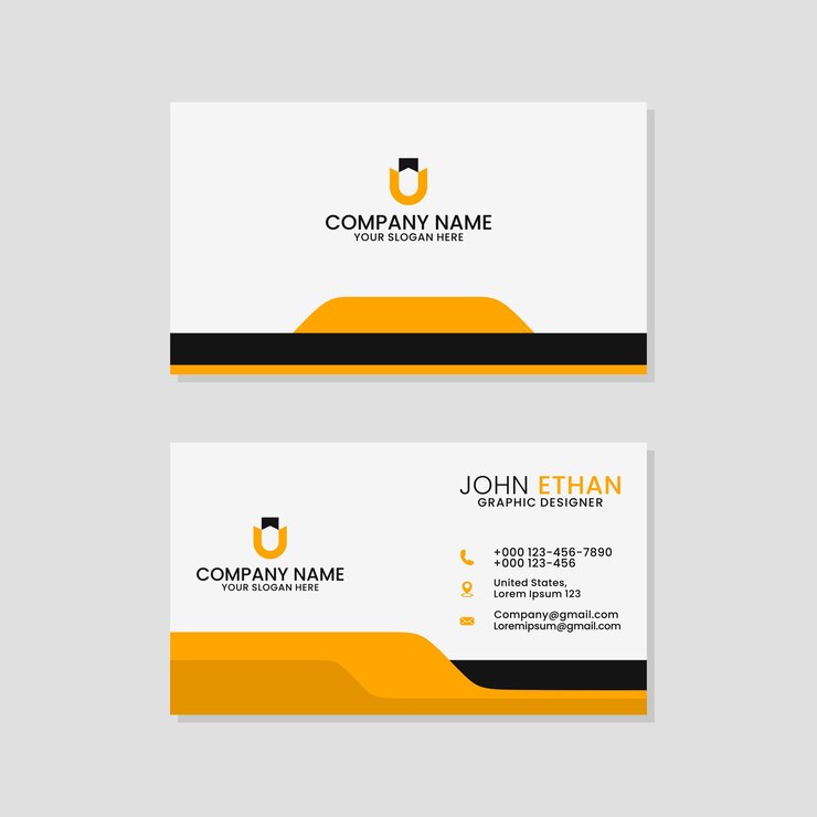 plantilla de diseño de tarjeta de visita moderna