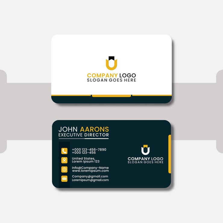 Plantilla de diseño de tarjeta de visita moderna