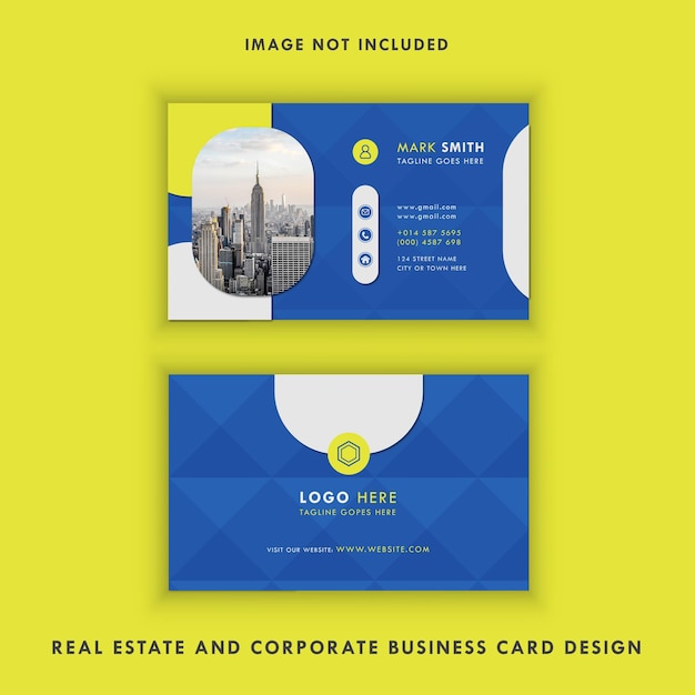 Plantilla de diseño de tarjeta de visita o tarjeta de visita profesional moderna y elegante
