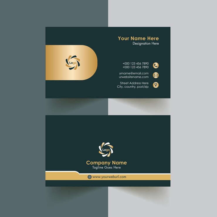 Plantilla de diseño de tarjeta de visita profesional, moderna, creativa y limpia, tarjeta de visita única