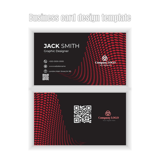 Plantilla de diseño de tarjeta de visita