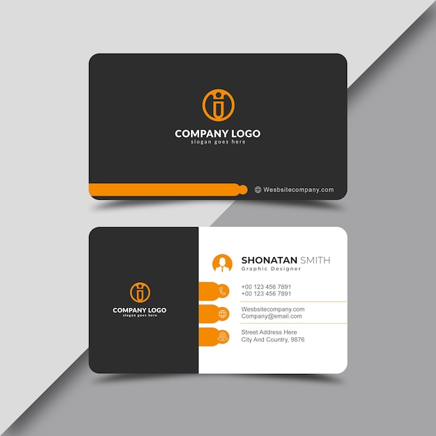 Plantilla de diseño de tarjeta de visita