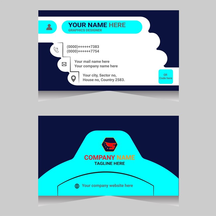 Vector plantilla de diseño de tarjetas de visita corporativas creativas