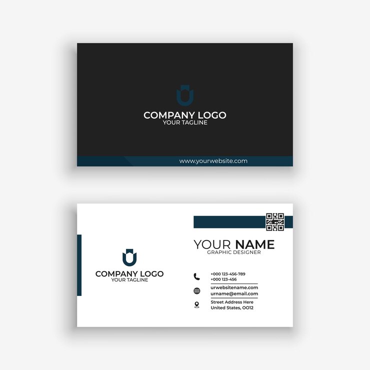 Plantilla de diseño de tarjetas de visita de lujo