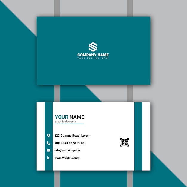 plantilla de diseño de tarjetas de visita modernas