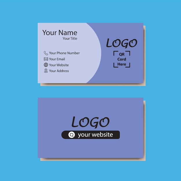 plantilla de diseño de tarjetas de visita plantilla de tarjeta de visita profesional limpia