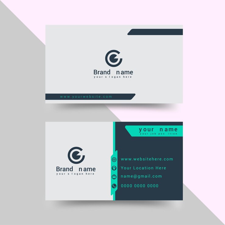 Plantilla de diseño de tarjetas de visita profesionales