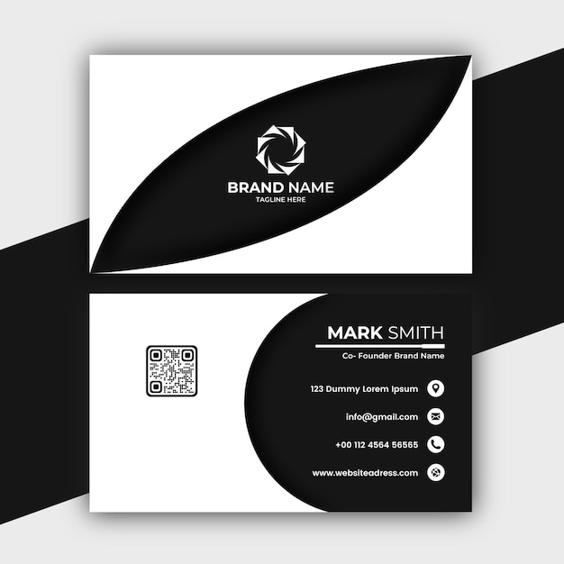 plantilla de diseño de tarjetas de visita