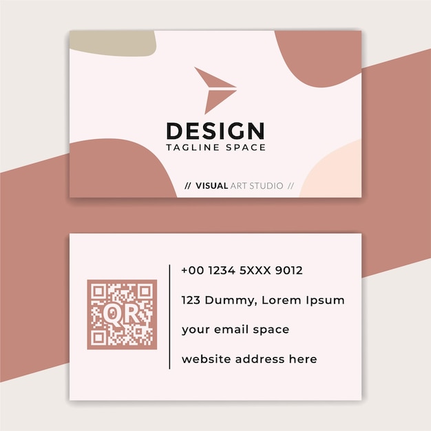 plantilla de diseño de tarjetas de visita
