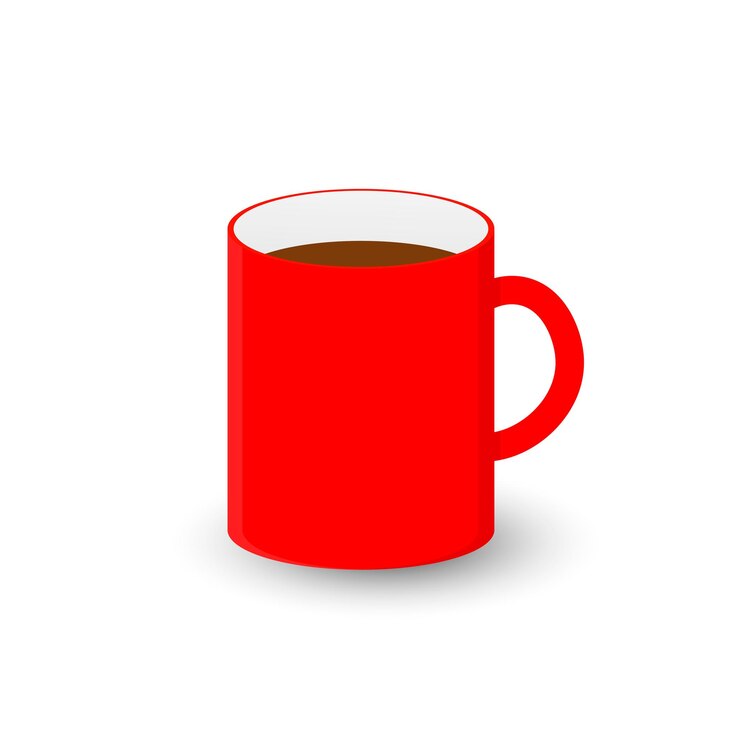 Vector plantilla de diseño de taza de café
