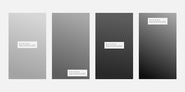 Plantilla de diseño de vector de banner de fondo de color