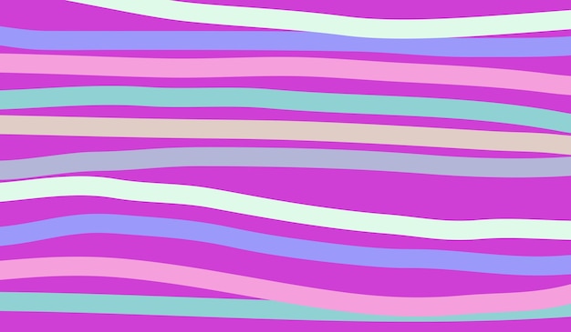 Plantilla de diseño de vector de fondo de patrón de línea colorida