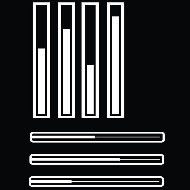 Plantilla de diseño de vector gráfico de marco de tecnología hud de elemento de interfaz de ciencia ficción cyberpunk futurista