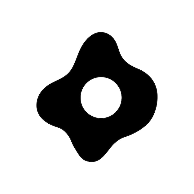 plantilla de diseño de vector de icono de huevo en fondo blanco