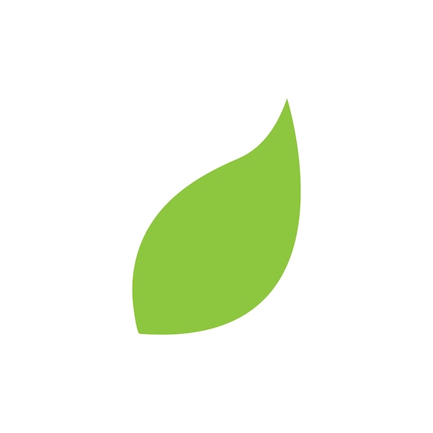 Plantilla de diseño de vector de icono de logotipo de hoja