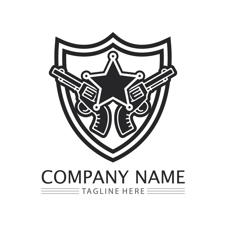 Vector plantilla de diseño de vector de icono de logotipo de sombrero de vaquero