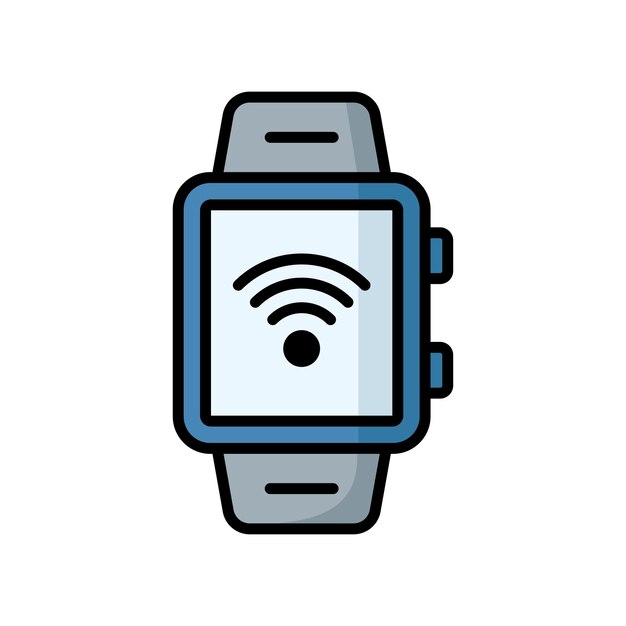 plantilla de diseño de vector de icono de reloj en fondo blanco
