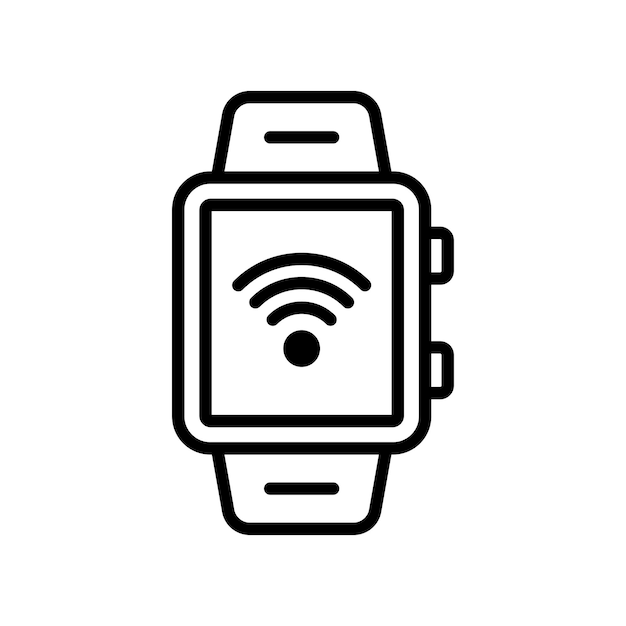 plantilla de diseño de vector de icono de reloj en fondo blanco