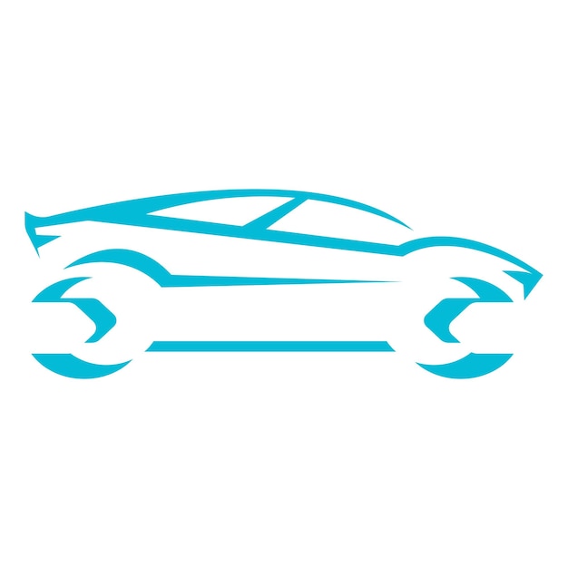 Plantilla de diseño de vector de ilustración de logotipo de icono de control de coche