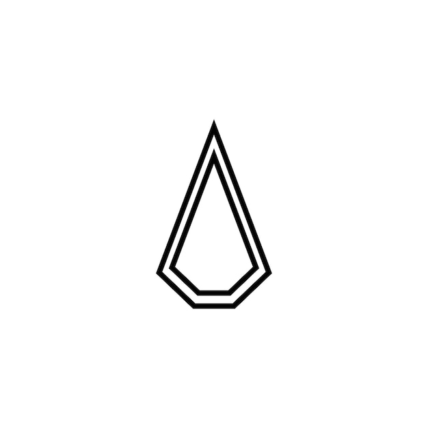 Plantilla de diseño de vector de logo de lanza