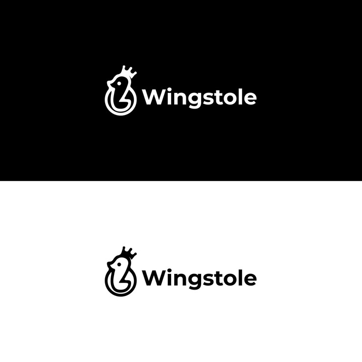 Plantilla de diseño de vector de logotipo de alas