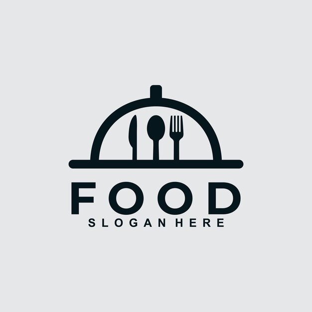 Plantilla de diseño de vector de logotipo de alimentos