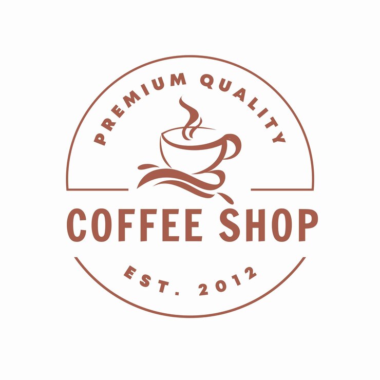 Plantilla de diseño de vector de logotipo de cafetería