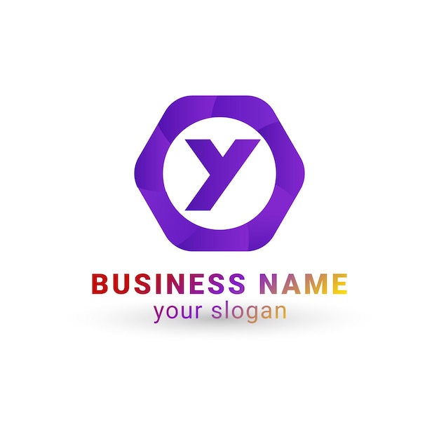 Plantilla de diseño de vector de logotipo Y corporativo de identidad de marca