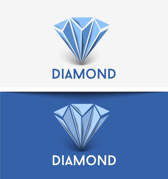 Plantilla de diseño de vector de logotipo de diamante
