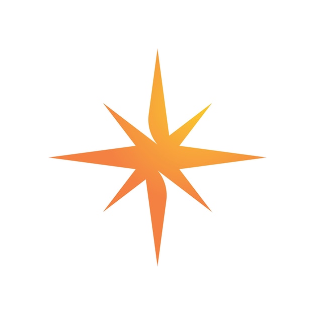 Plantilla de diseño de vector de logotipo de estrella
