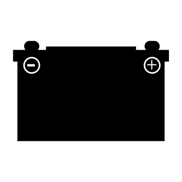 Plantilla de diseño de vector de logotipo de icono de batería