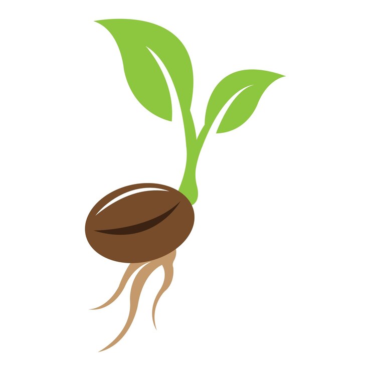Vector plantilla de diseño de vector de logotipo de icono de brotes