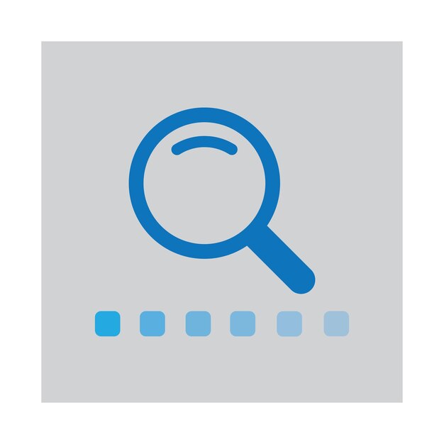 Plantilla de diseño de vector de logotipo de icono de búsqueda