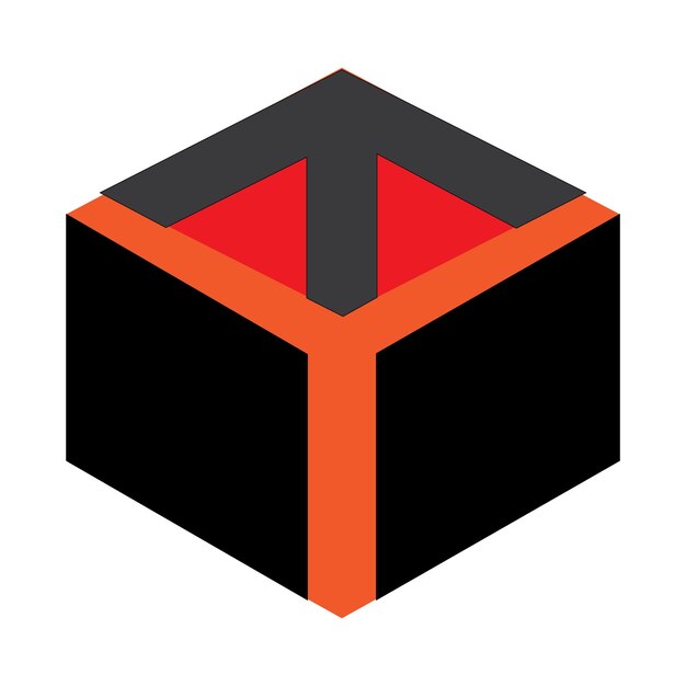Plantilla de diseño de vector de logotipo de icono de caja