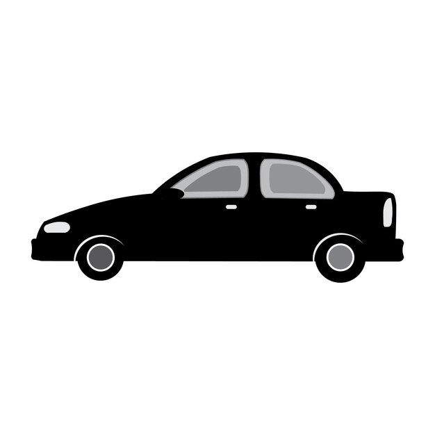 Plantilla de diseño de vector de logotipo de icono de coche