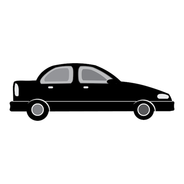 Plantilla de diseño de vector de logotipo de icono de coche