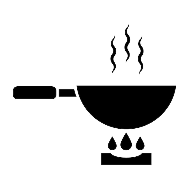 Plantilla de diseño de vector de logotipo de icono de cocinero