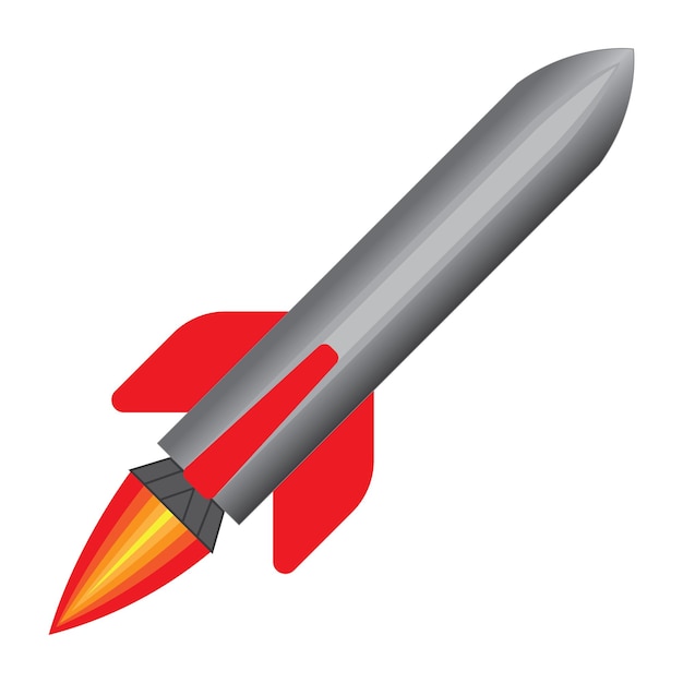 Plantilla de diseño de vector de logotipo de icono de cohete