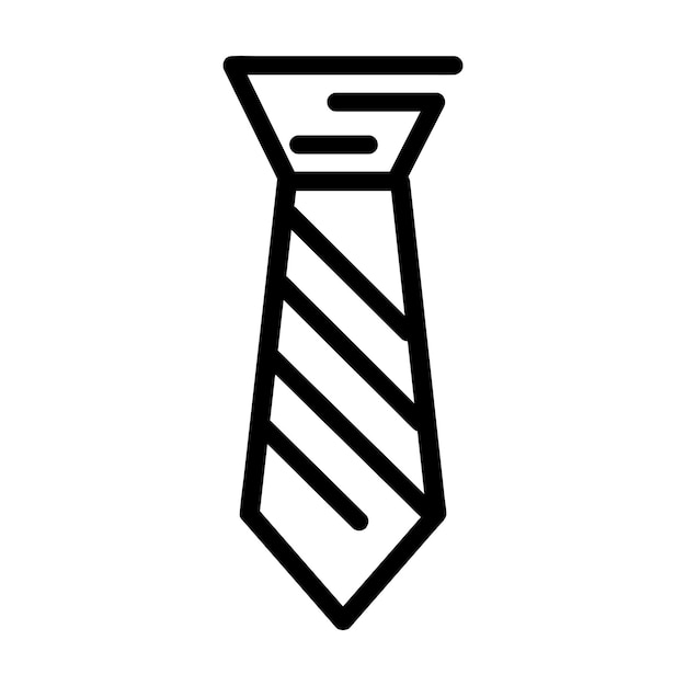 Una plantilla de diseño de vector de logotipo de icono de corbata