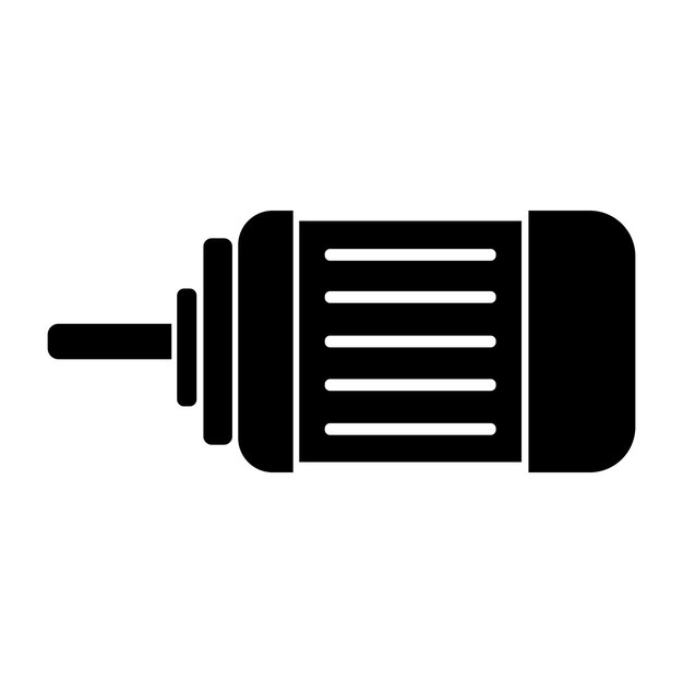 Plantilla de diseño de vector de logotipo de icono de dínamos de máquina