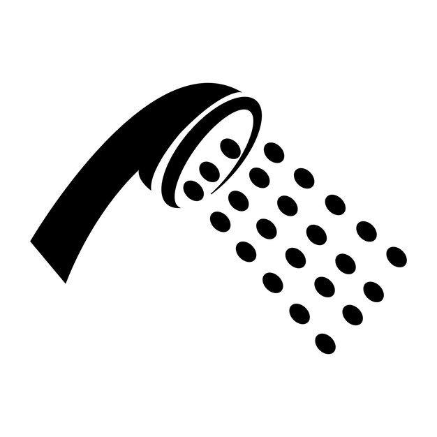 Plantilla de diseño de vector de logotipo de icono de ducha