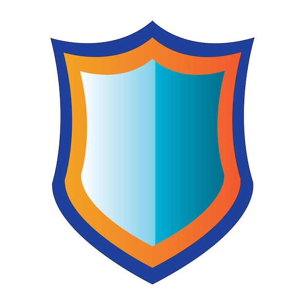 Plantilla de diseño de vector de logotipo de icono de escudo