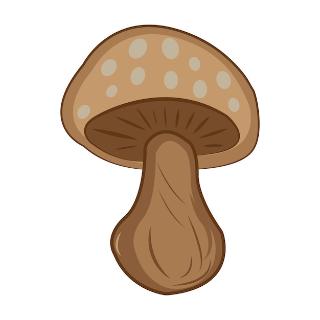 Plantilla de diseño de vector de logotipo de icono de hongo