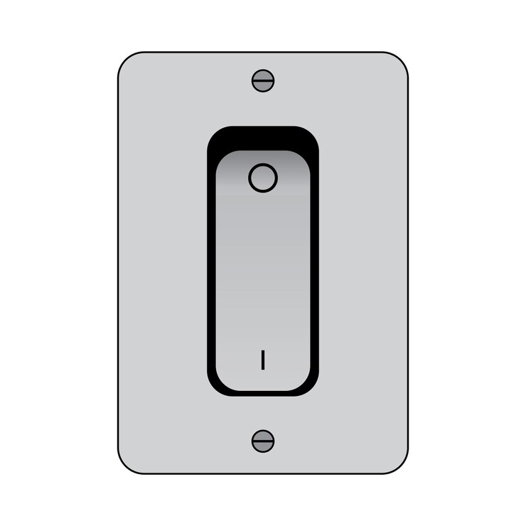 Vector plantilla de diseño de vector de logotipo de icono de interruptor eléctrico
