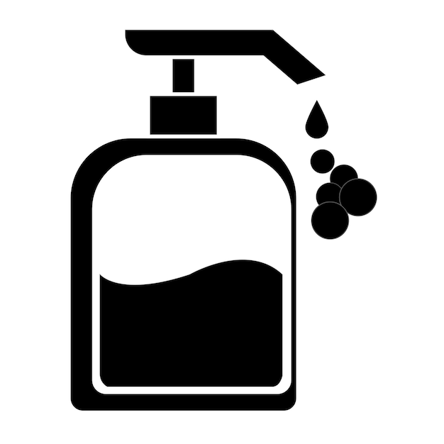 Plantilla de diseño de vector de logotipo de icono de jabón