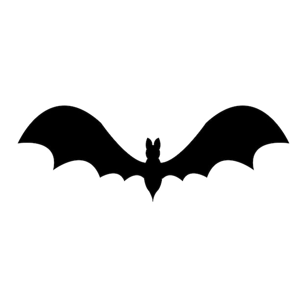 Plantilla de diseño de vector de logotipo de icono de murciélago