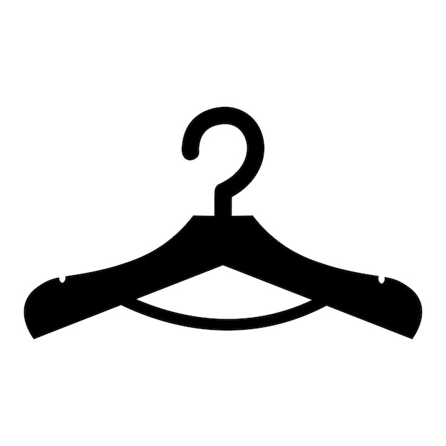 Plantilla de diseño de vector de logotipo de icono de perchas