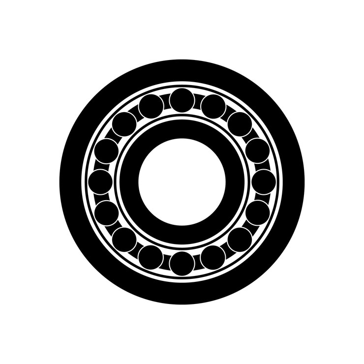 Vector plantilla de diseño de vector de logotipo de icono de rodamientos