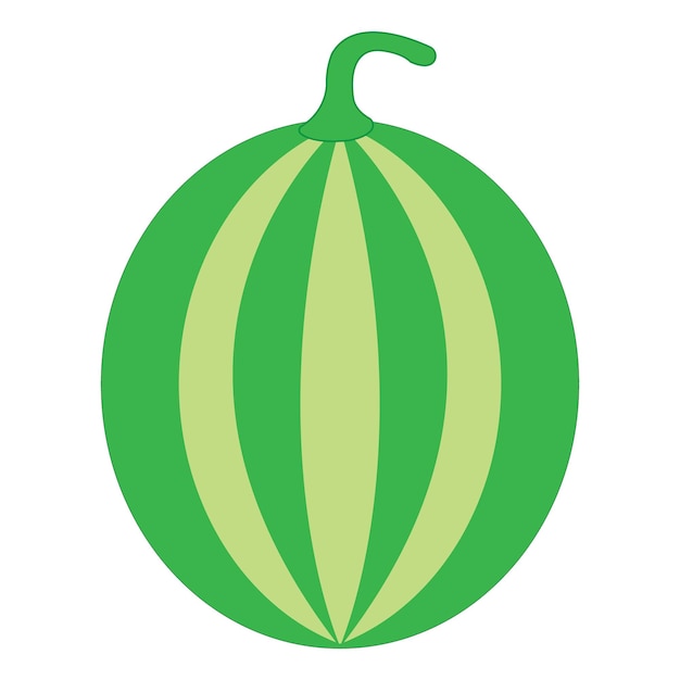 Plantilla de diseño de vector de logotipo de icono de sandía